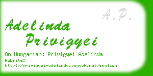 adelinda privigyei business card